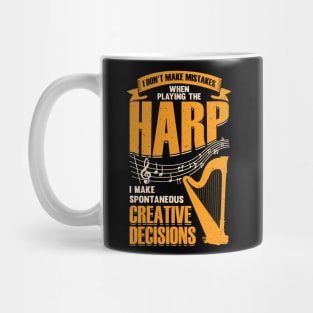 Funny Harp Player Music Musician Harpist Gift Mug